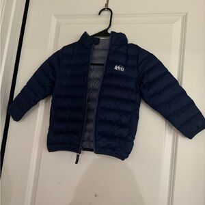 REI Youth Reversible Navy Insulated Jacket Size 4T